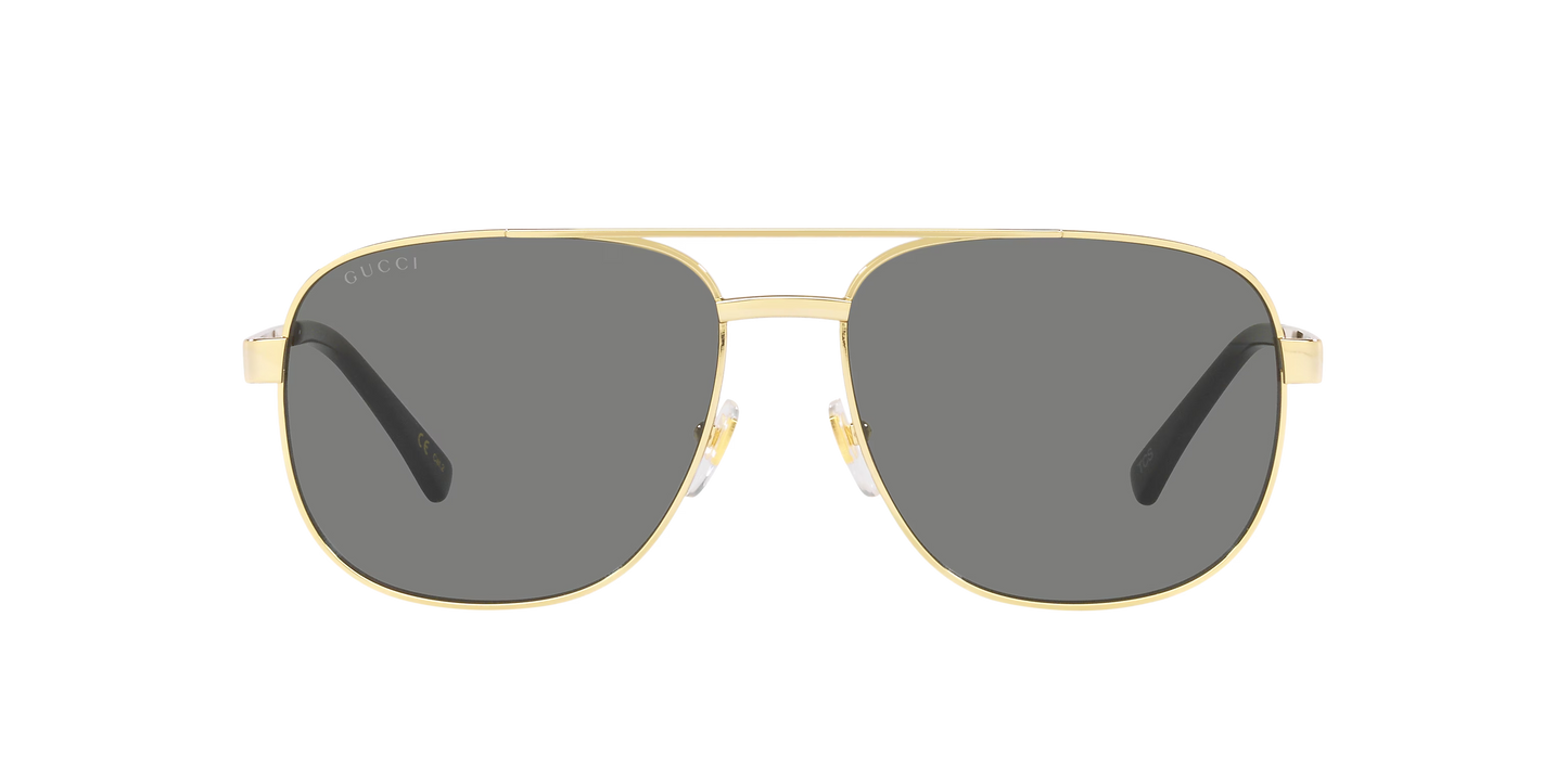 משקפי שמש של גוצ'י זהב-אפור | GUCCI GG1223S Gold-Grey