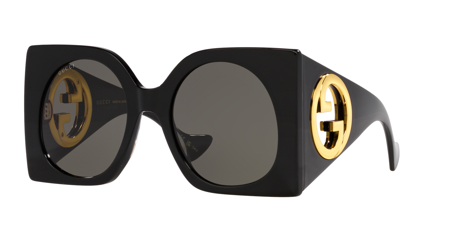 Gucci Sunglasses Black-Grey | GUCCI GG1254S Black-Grey