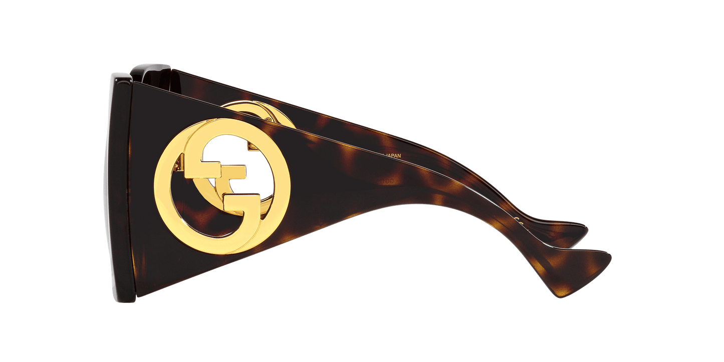 משקפי שמש של גוצ'י חום בהיר-אדום | GUCCI GG1254S Brown Light-Red