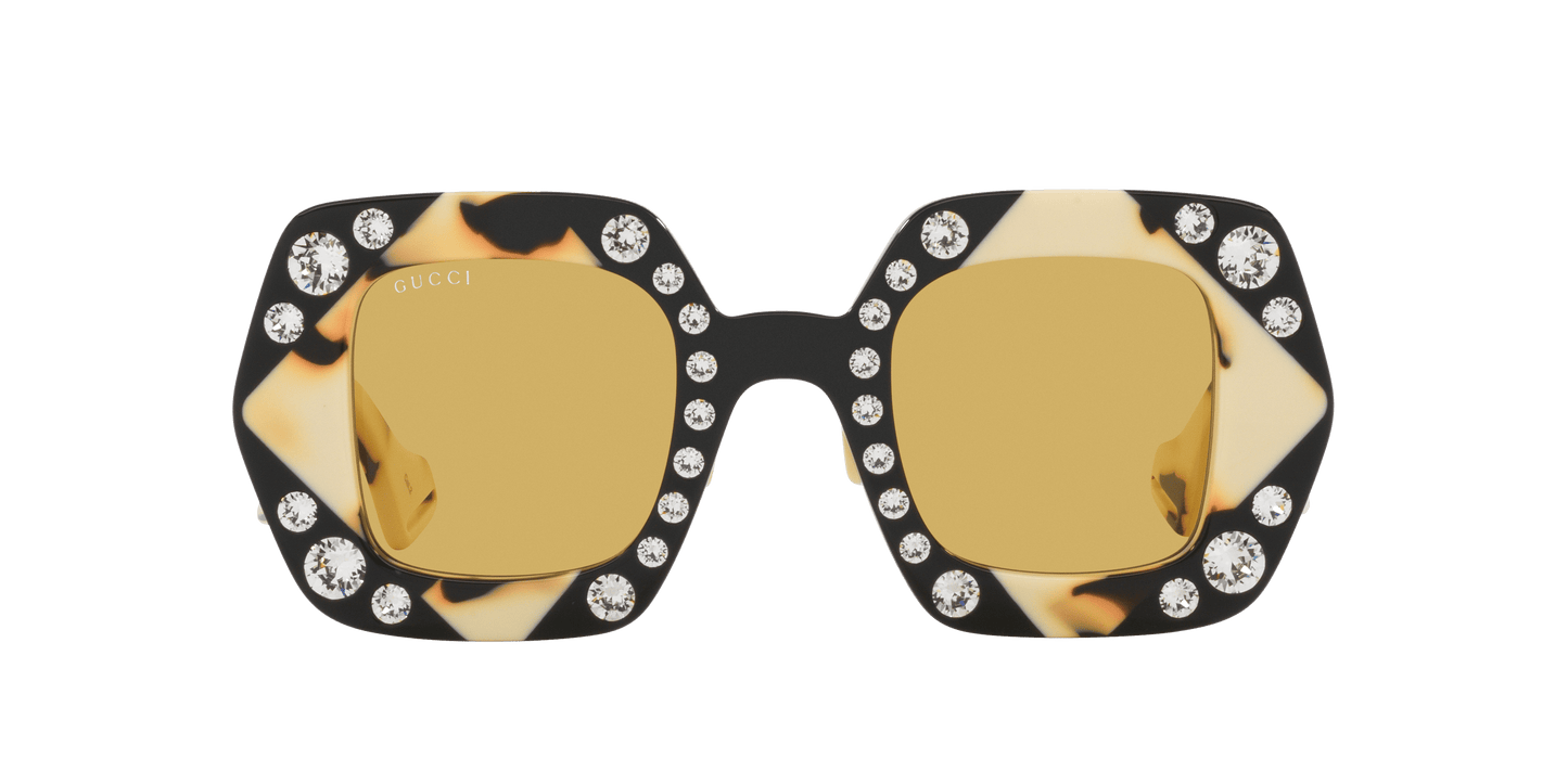 Gucci Sunglasses Black-Yellow | GUCCI GG1330S Black-Yellow
