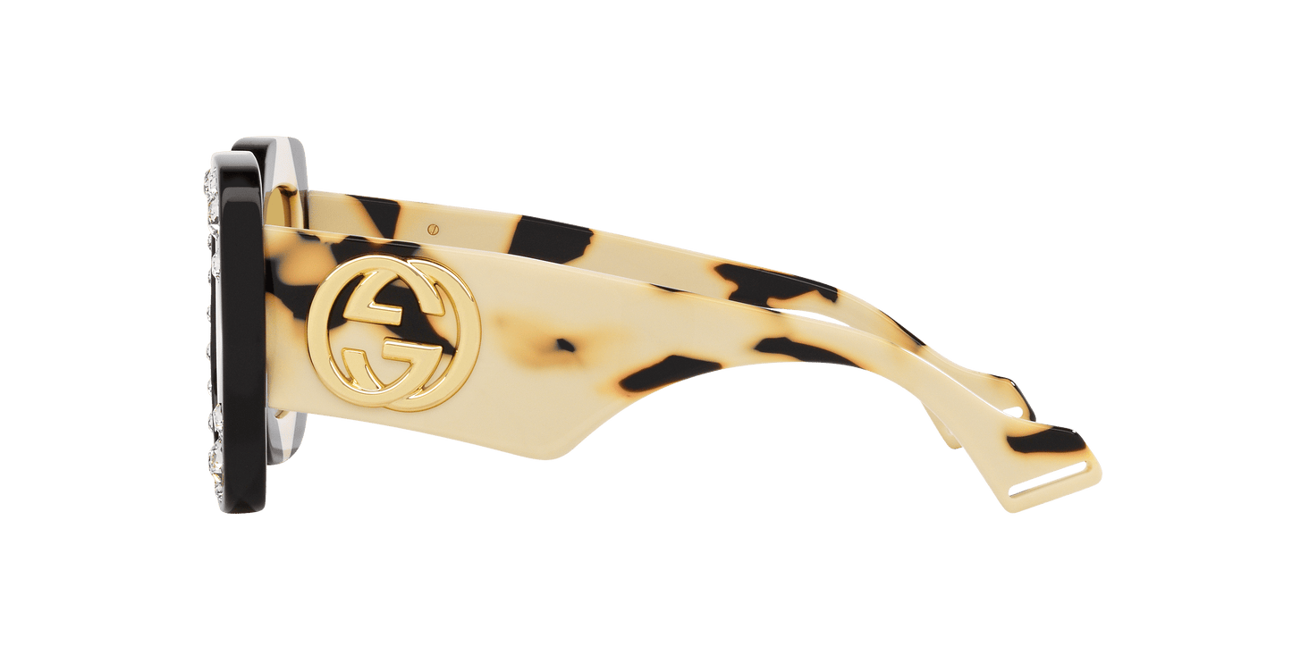 Gucci Sunglasses Black-Yellow | GUCCI GG1330S Black-Yellow
