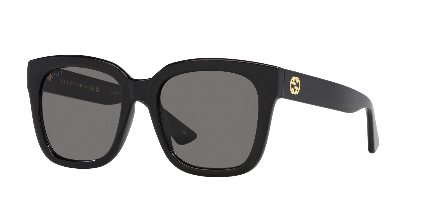 משקפי שמש של גוצ'י שחור-אפור | GUCCI GG1338S Black-Grey