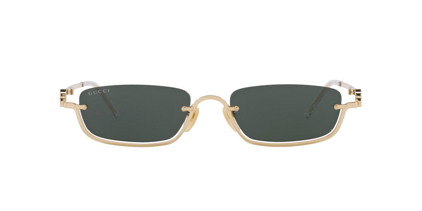 משקפי שמש של גוצ'י זהב-ירוק | GUCCI GG1278S Gold-Green