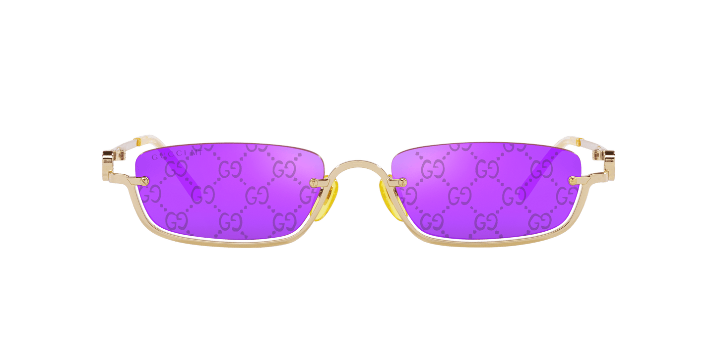 משקפי שמש של גוצ'י זהב-סגול | GUCCI GG1278S Gold-Purple