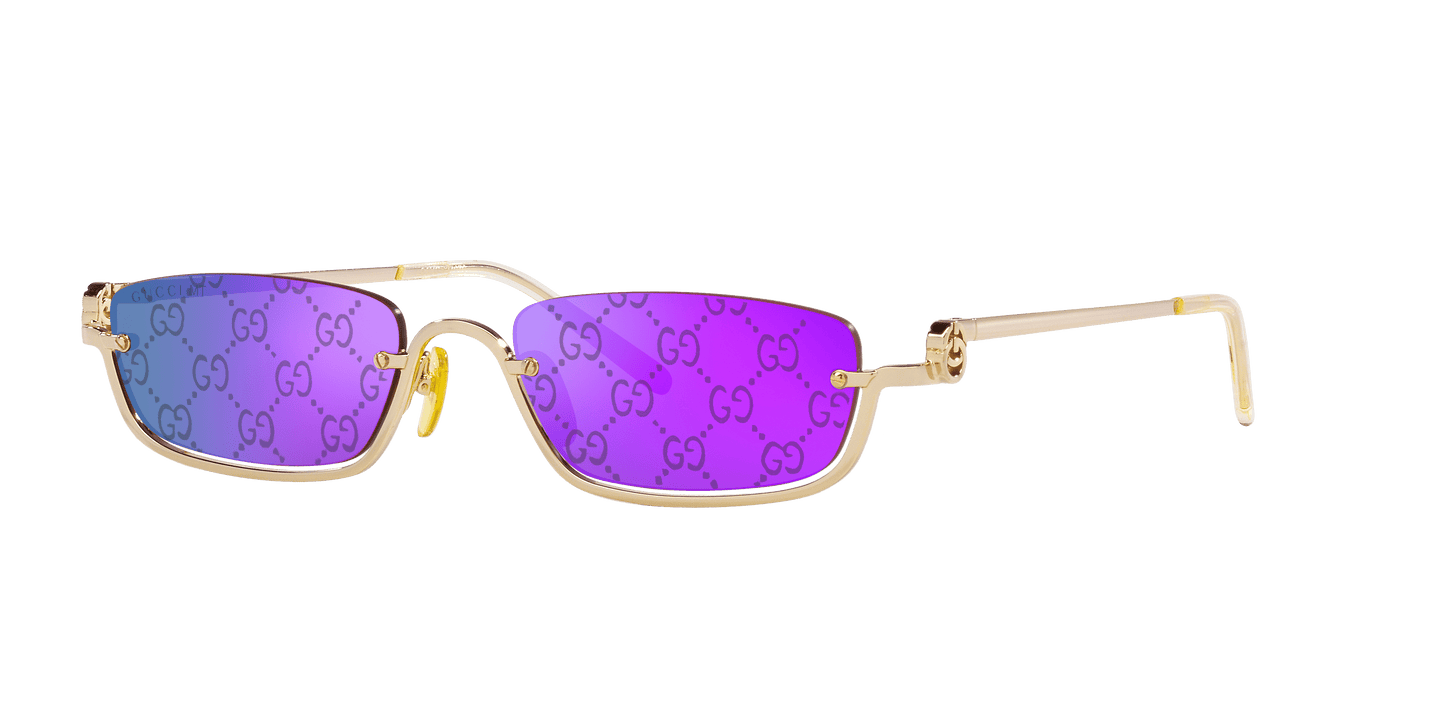 משקפי שמש של גוצ'י זהב-סגול | GUCCI GG1278S Gold-Purple