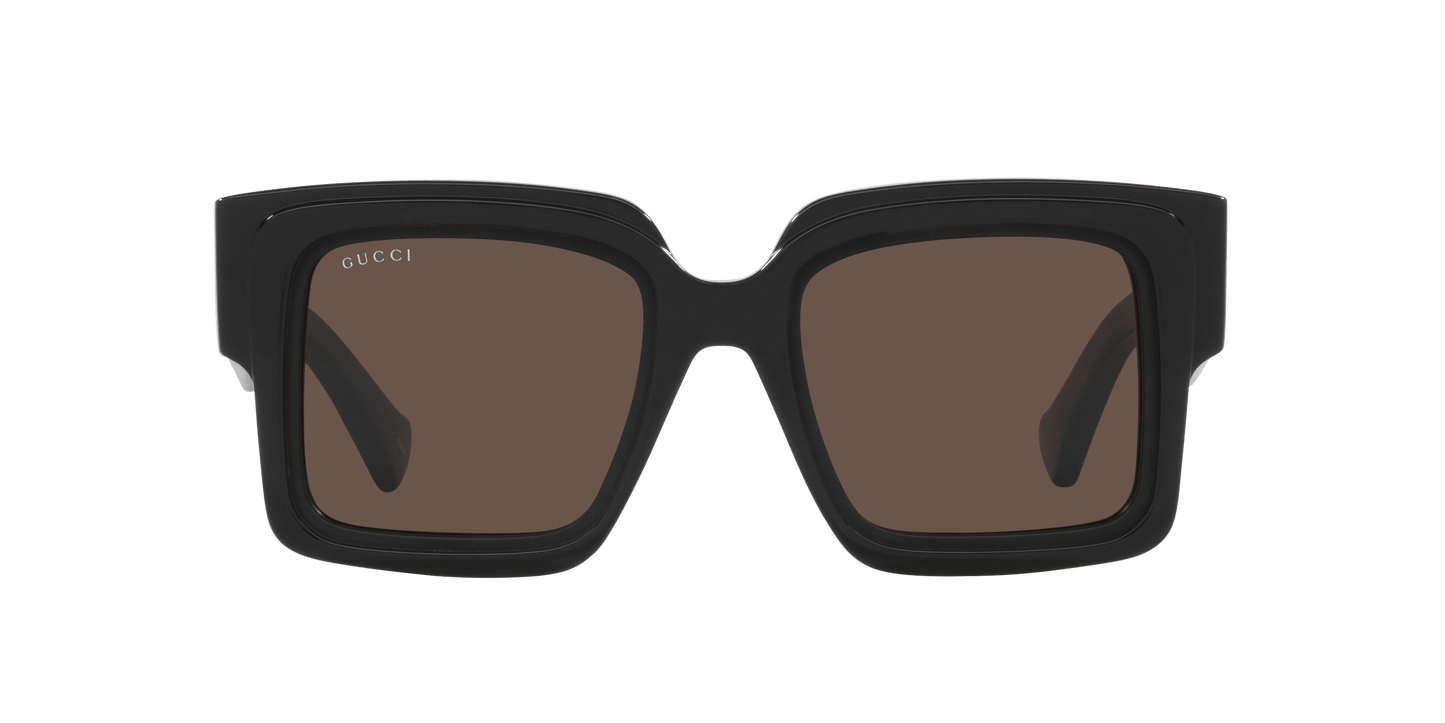 משקפי שמש של גוצ'י שחור-חום | GUCCI GG1307S Black-Brown