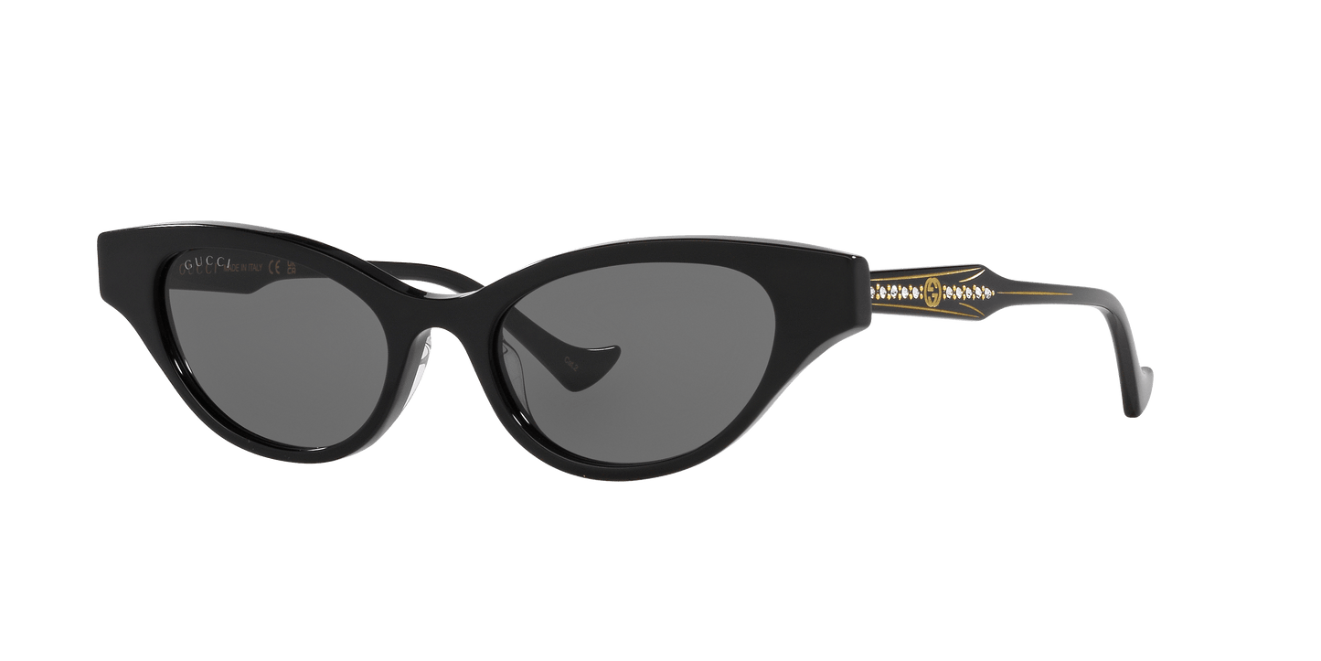 משקפי שמש של גוצ'י שחור-אפור | GUCCI GG1298S Black-Grey
