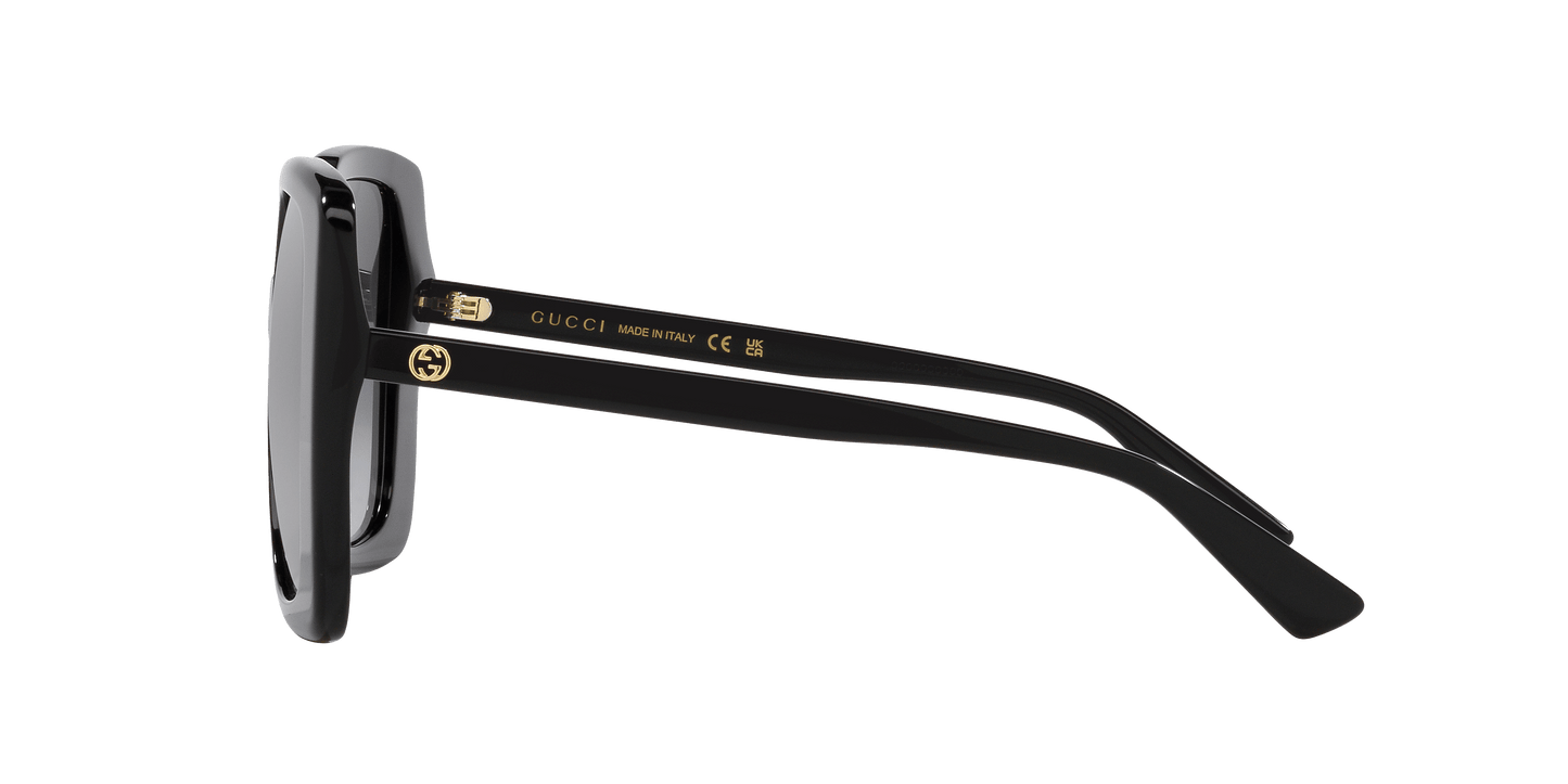 משקפי שמש של גוצ'י שחור-אפור | GUCCI GG1314S Black-Grey