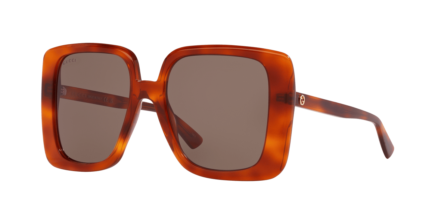 Gucci Tortoise-Brown Sunglasses | GUCCI GG1314S Tortoise-Brown