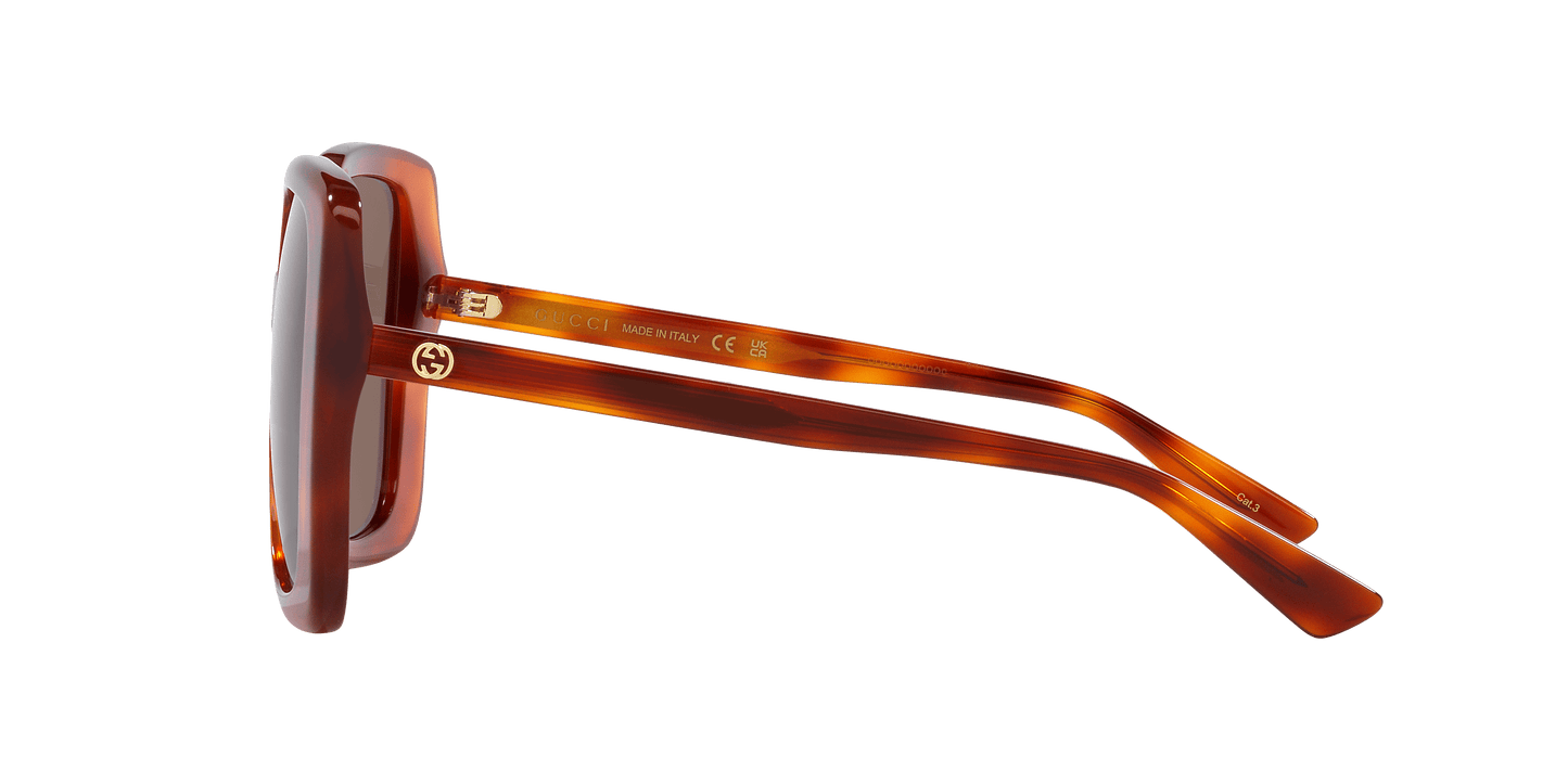 Gucci Tortoise-Brown Sunglasses | GUCCI GG1314S Tortoise-Brown
