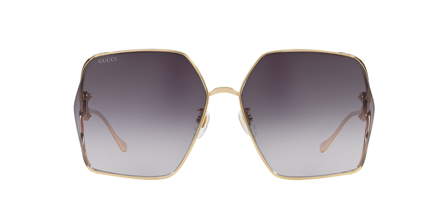 Gucci Gold-Grey Sunglasses | GUCCI GG1322SA Gold-Grey