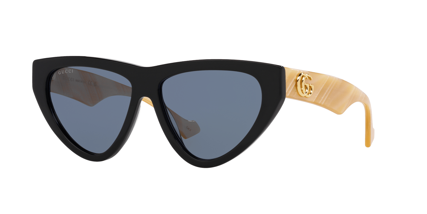 Gucci Sunglasses Black-Blue | GUCCI GG1333S Black-Blue