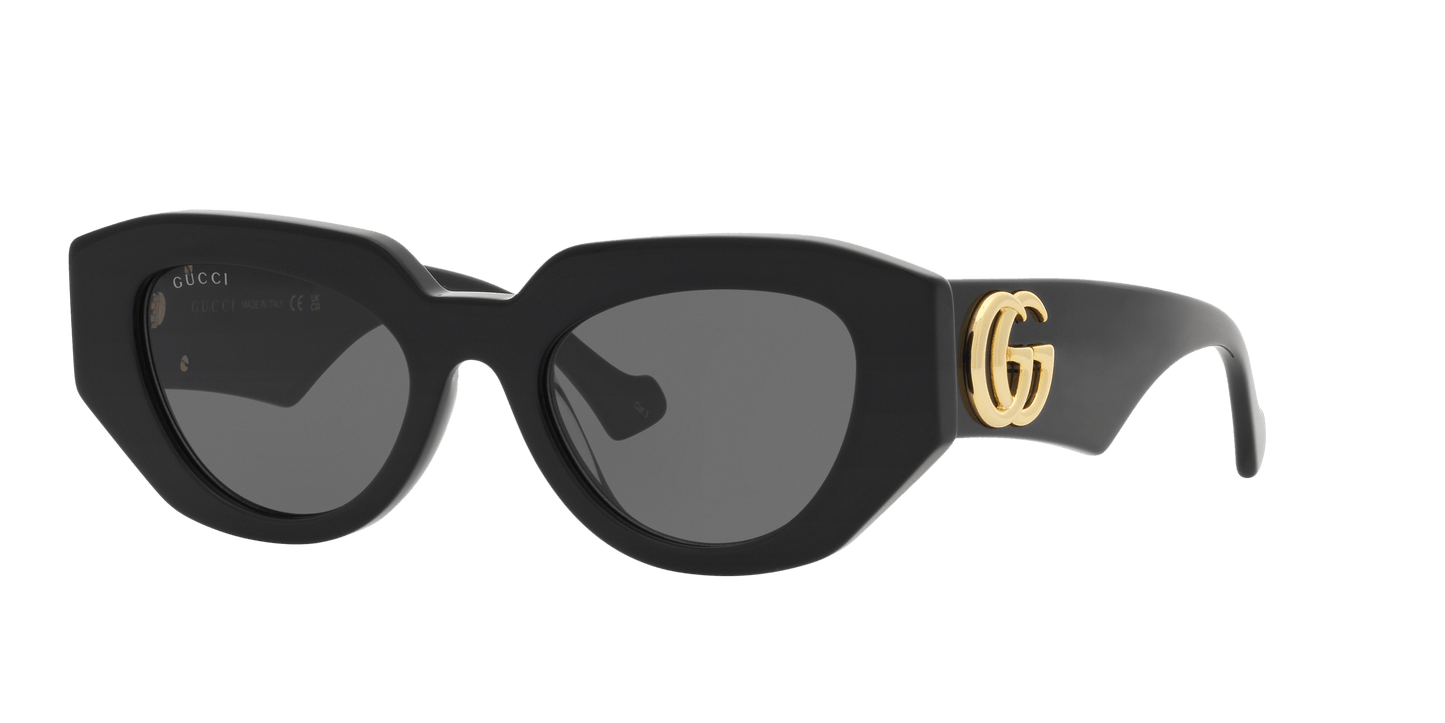 Gucci Sunglasses Black-Grey | GUCCI GG1421S Black-Grey