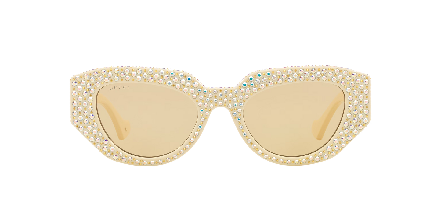 Gucci Sunglasses Beige-Brown | GUCCI GG1421S Beige-Brown