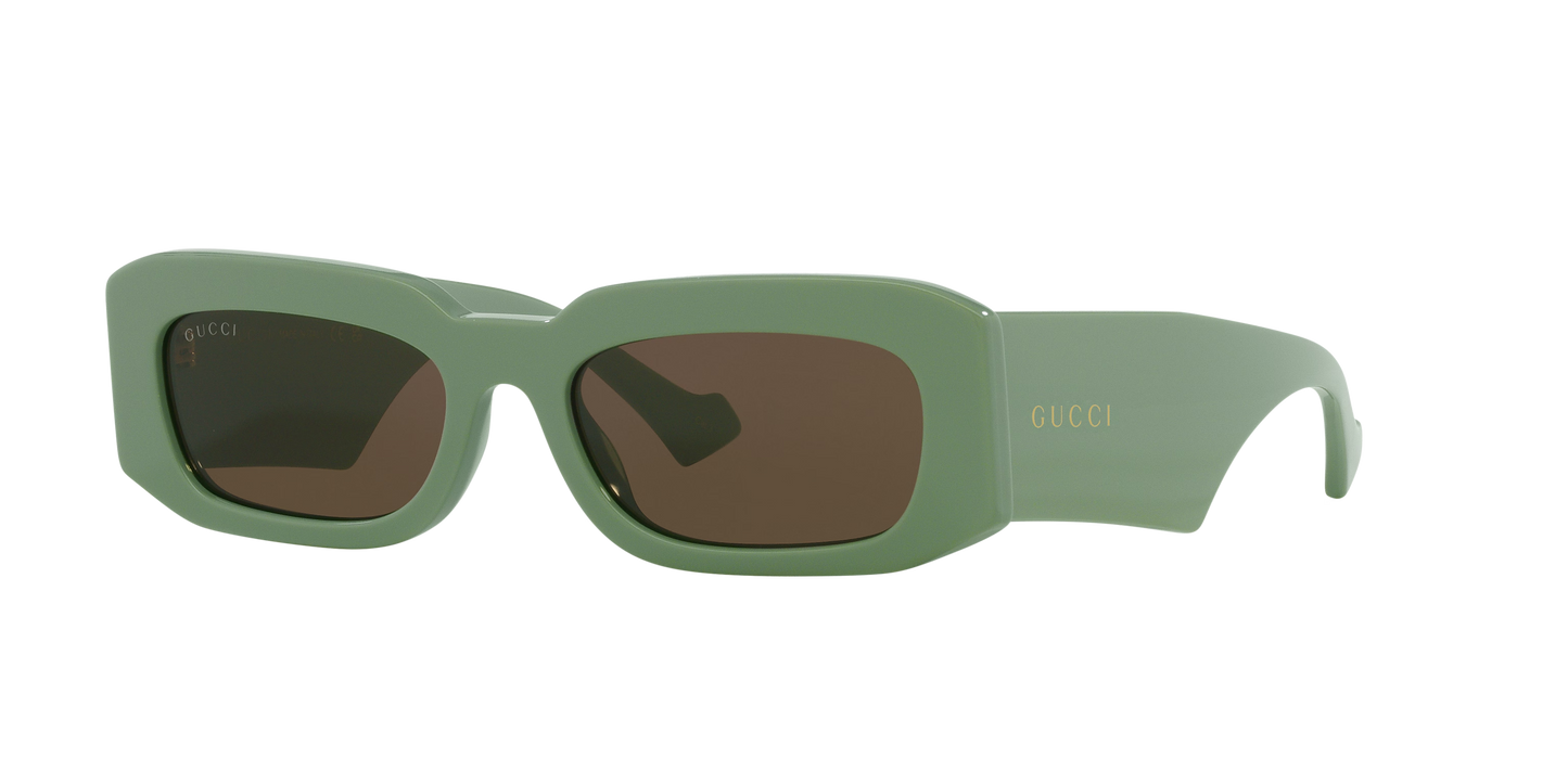 משקפי שמש של גוצ'י ירוק-חום | GUCCI GG1426S Green-Brown