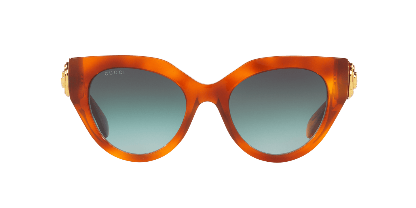 משקפי שמש של גוצ'י צב-ירוק | GUCCI GG1408S Tortoise-Green