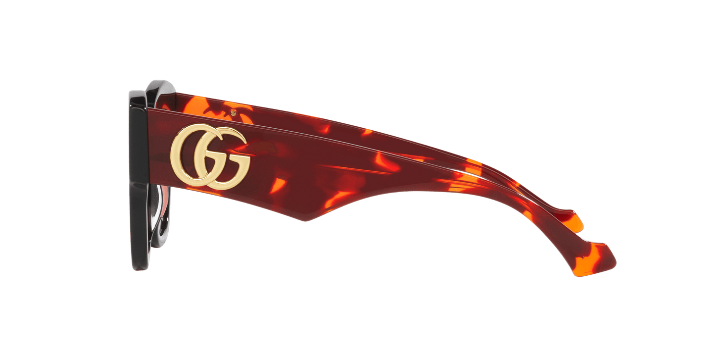 משקפי שמש של גוצ'י שחור-כתום | GUCCI GG1422S Black-Orange