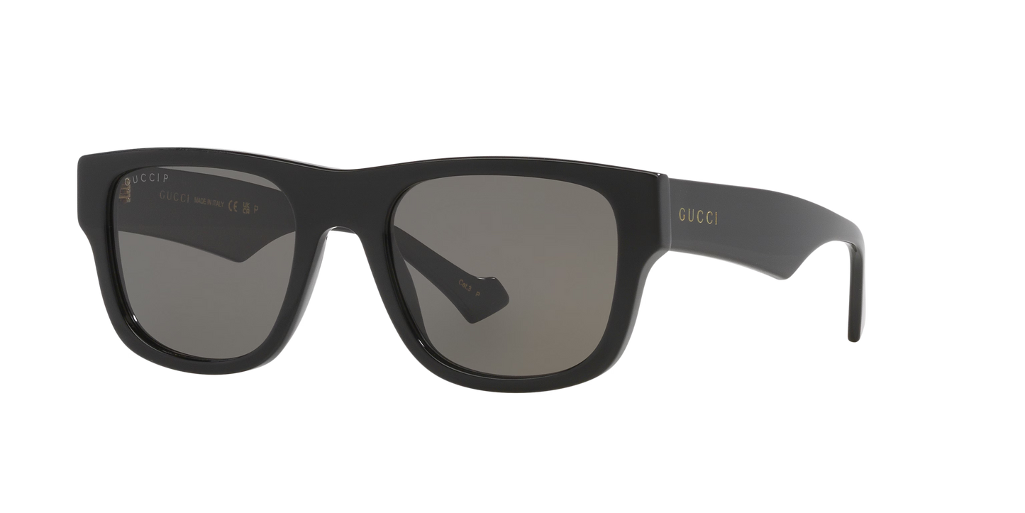 משקפי שמש של גוצ'י שחור-אפור | GUCCI GG1427S Black-Grey