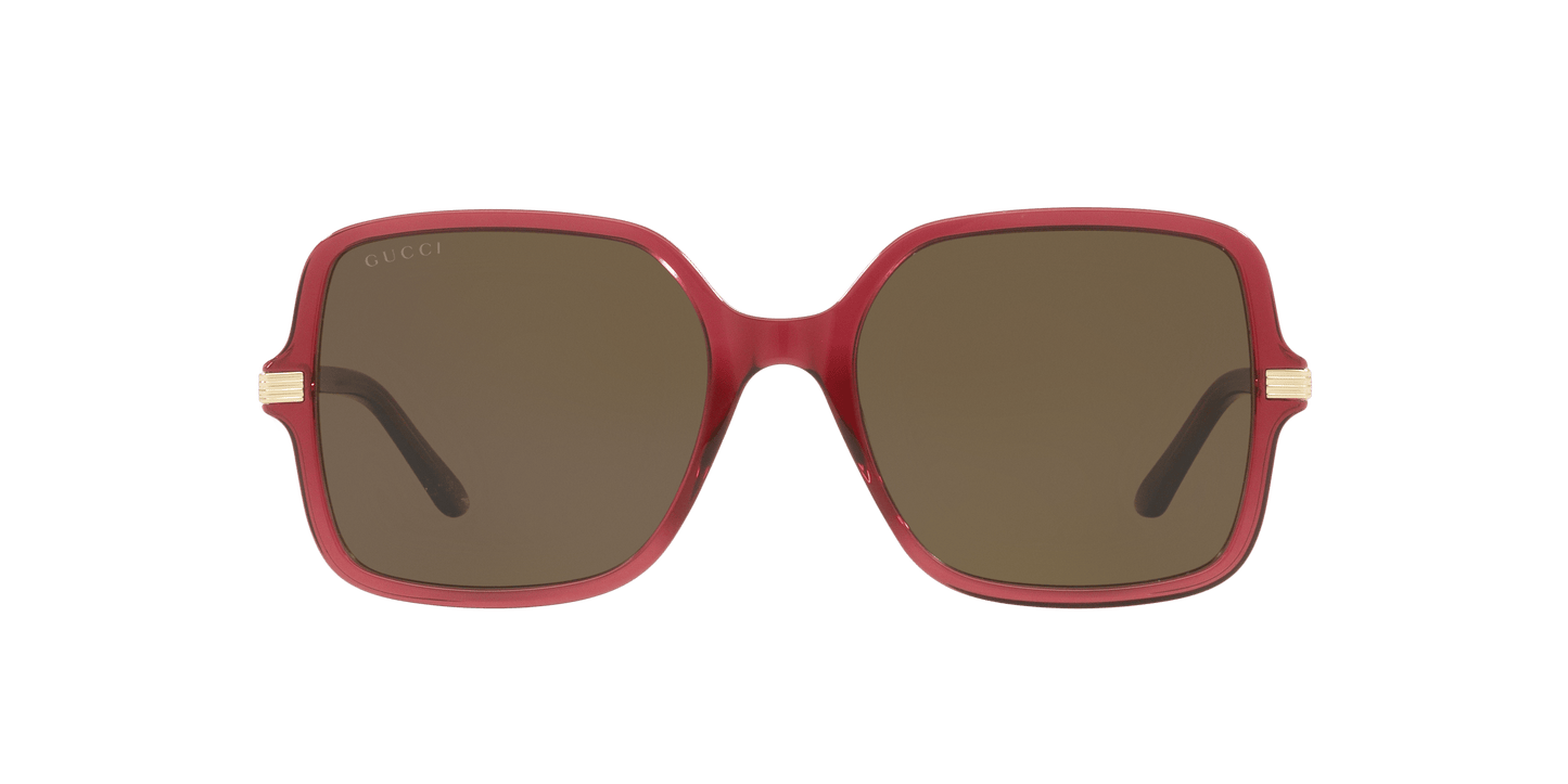 משקפי שמש של גוצ'י בורדו-חום | GUCCI GG1449S Burgundy-Brown