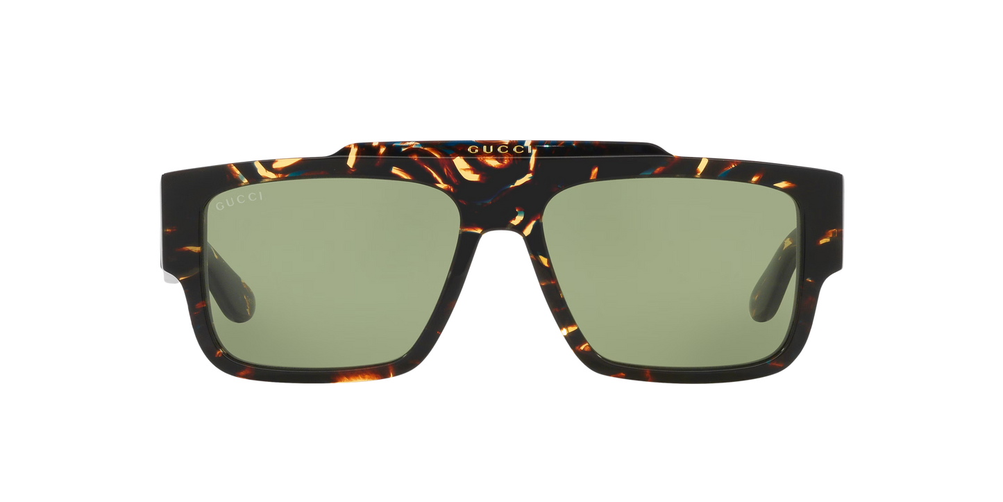 משקפי שמש של גוצ'י צב-ירוק | GUCCI GG1460S Tortoise-Green
