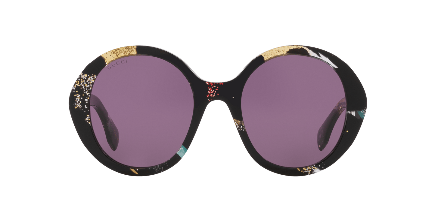 משקפי שמש של גוצ'י שחור-סגול | GUCCI GG1628S Black-Purple