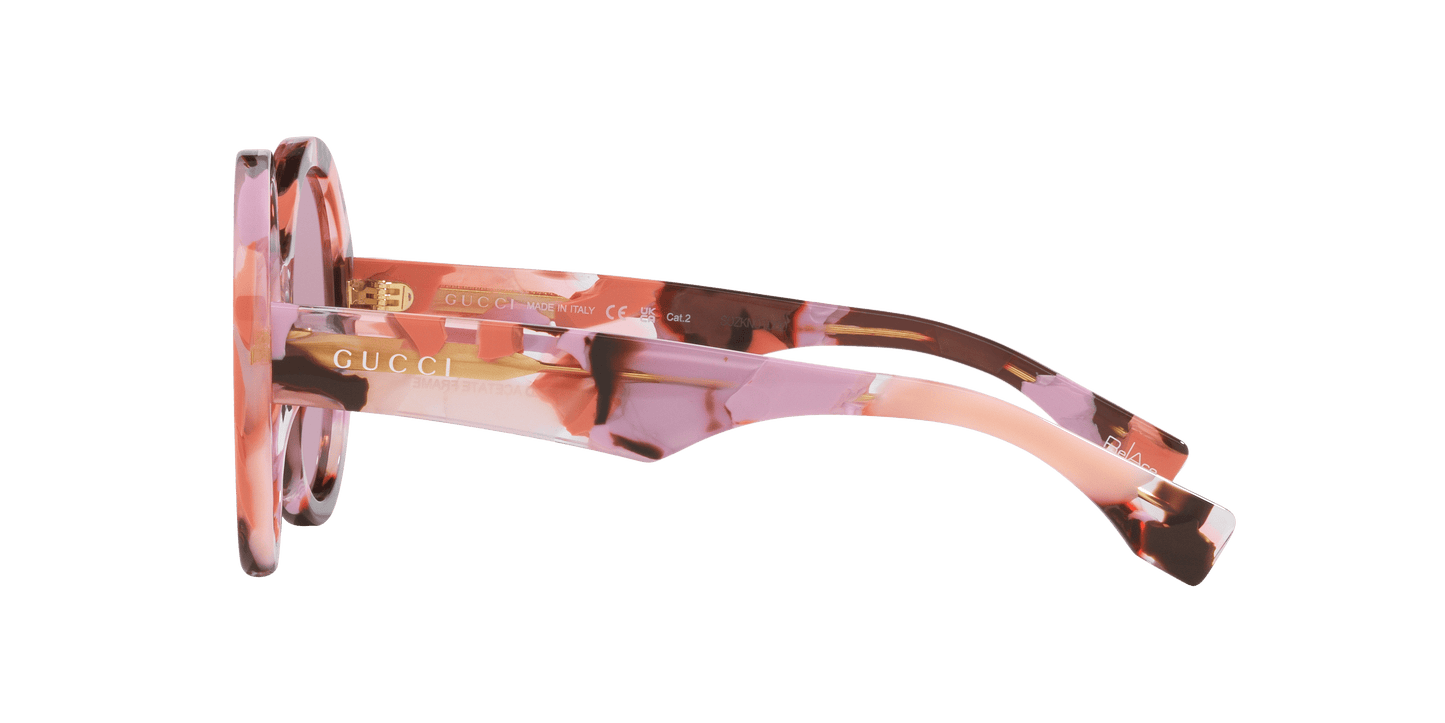 משקפי שמש של גוצ'י ורוד-סגול | GUCCI GG1628S Pink-Purple