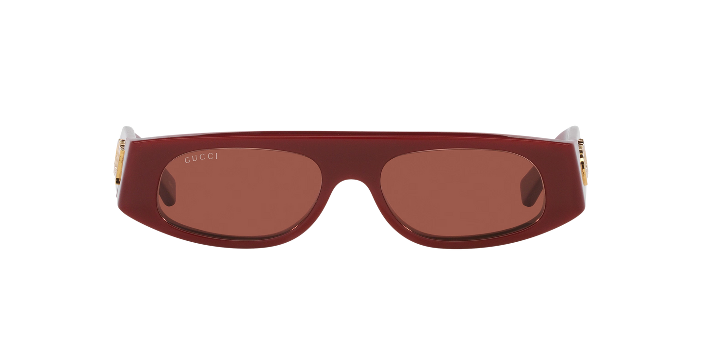 משקפי שמש של גוצ'י אדום-חום | GUCCI GG1771S Red-Brown