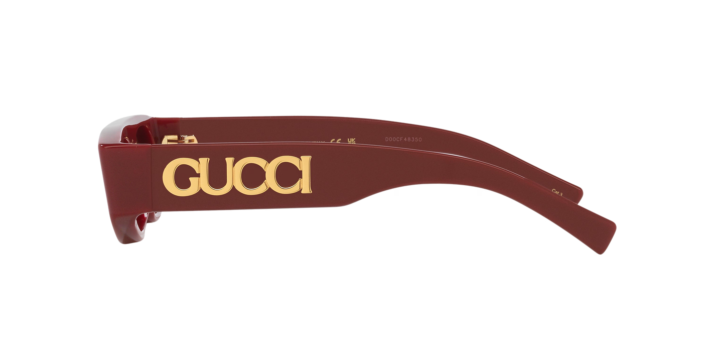 משקפי שמש של גוצ'י אדום-חום | GUCCI GG1771S Red-Brown