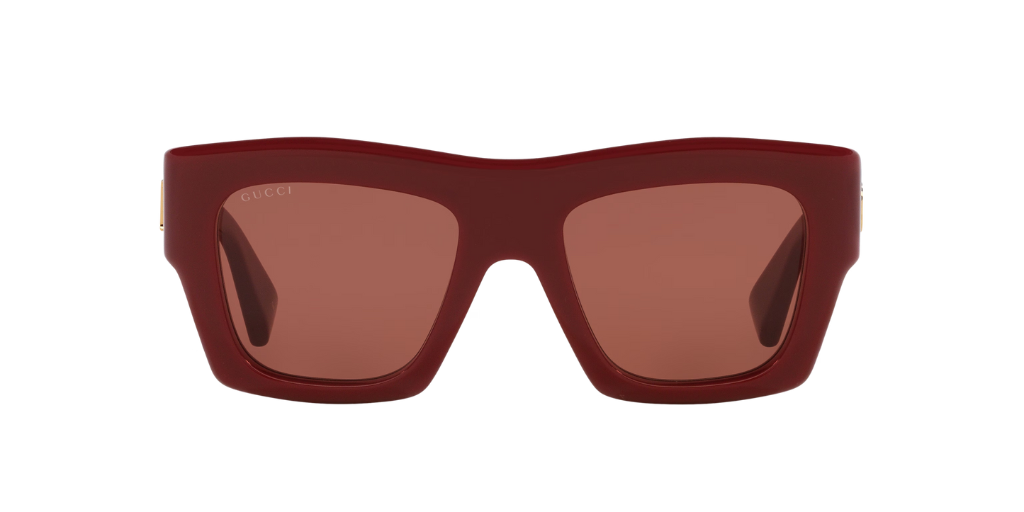 משקפי שמש של גוצ'י אדום-חום | GUCCI GG1772S Red-Brown