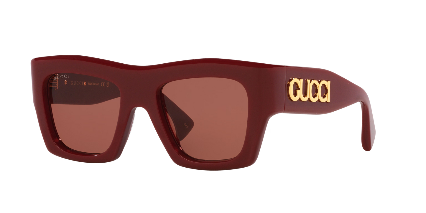 משקפי שמש של גוצ'י אדום-חום | GUCCI GG1772S Red-Brown