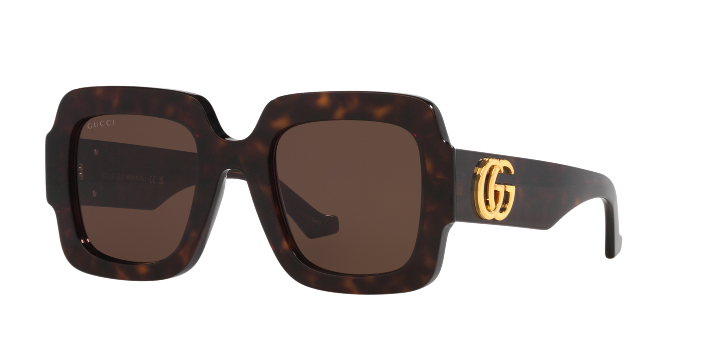 משקפי שמש של גוצ'י צב-חום | GUCCI GG1547S Tortoise-Brown