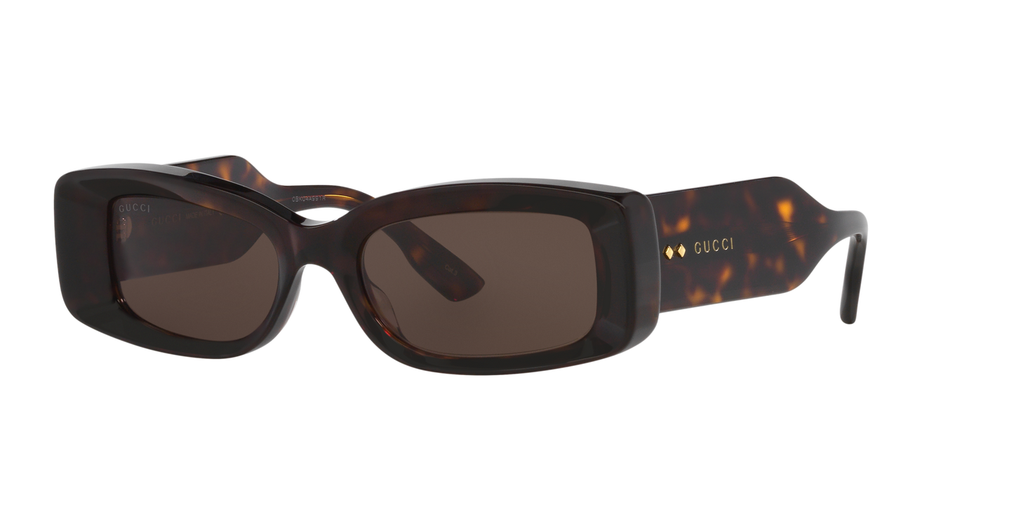 Gucci Tortoise-Brown Sunglasses | GUCCI GG1528S Tortoise-Brown