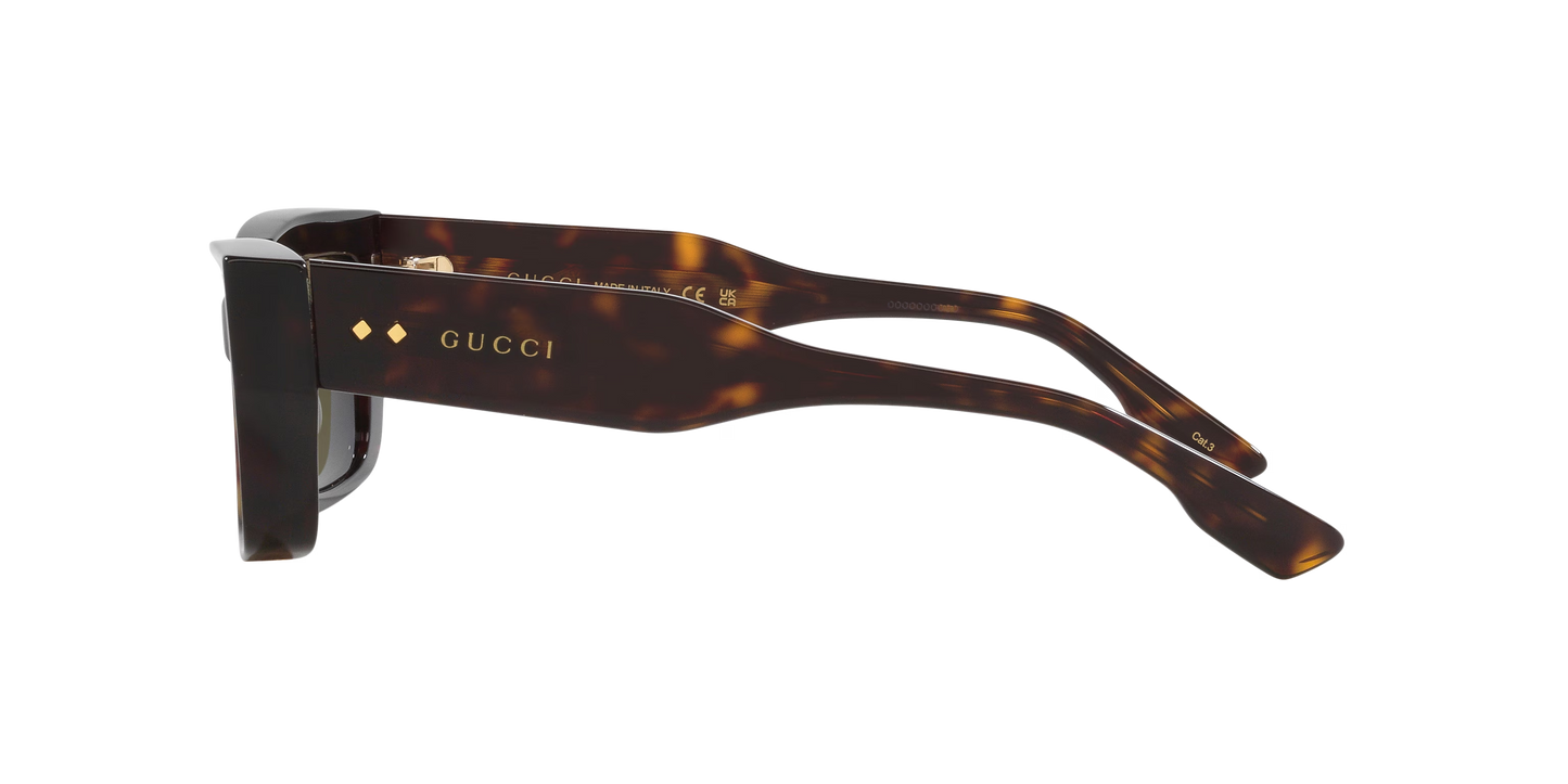 Gucci Tortoise-Green Sunglasses | GUCCI GG1529S Tortoise-Green