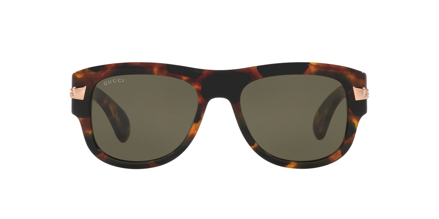 Gucci Tortoise-Green Sunglasses | GUCCI GG1517S Tortoise-Green