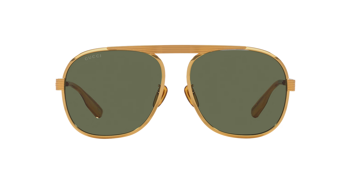 Gucci Sunglasses Gold-Green | GUCCI GG1514S Gold-Green