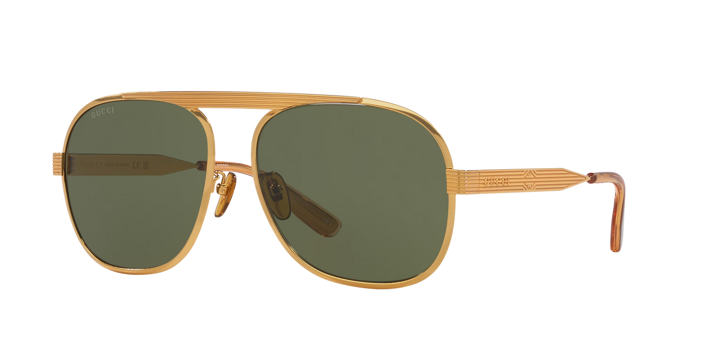 Gucci Sunglasses Gold-Green | GUCCI GG1514S Gold-Green