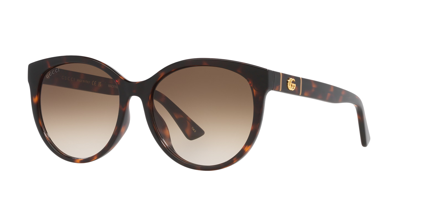 Gucci Tortoise-Brown Sunglasses | GUCCI GG0636SK Tortoise-Brown