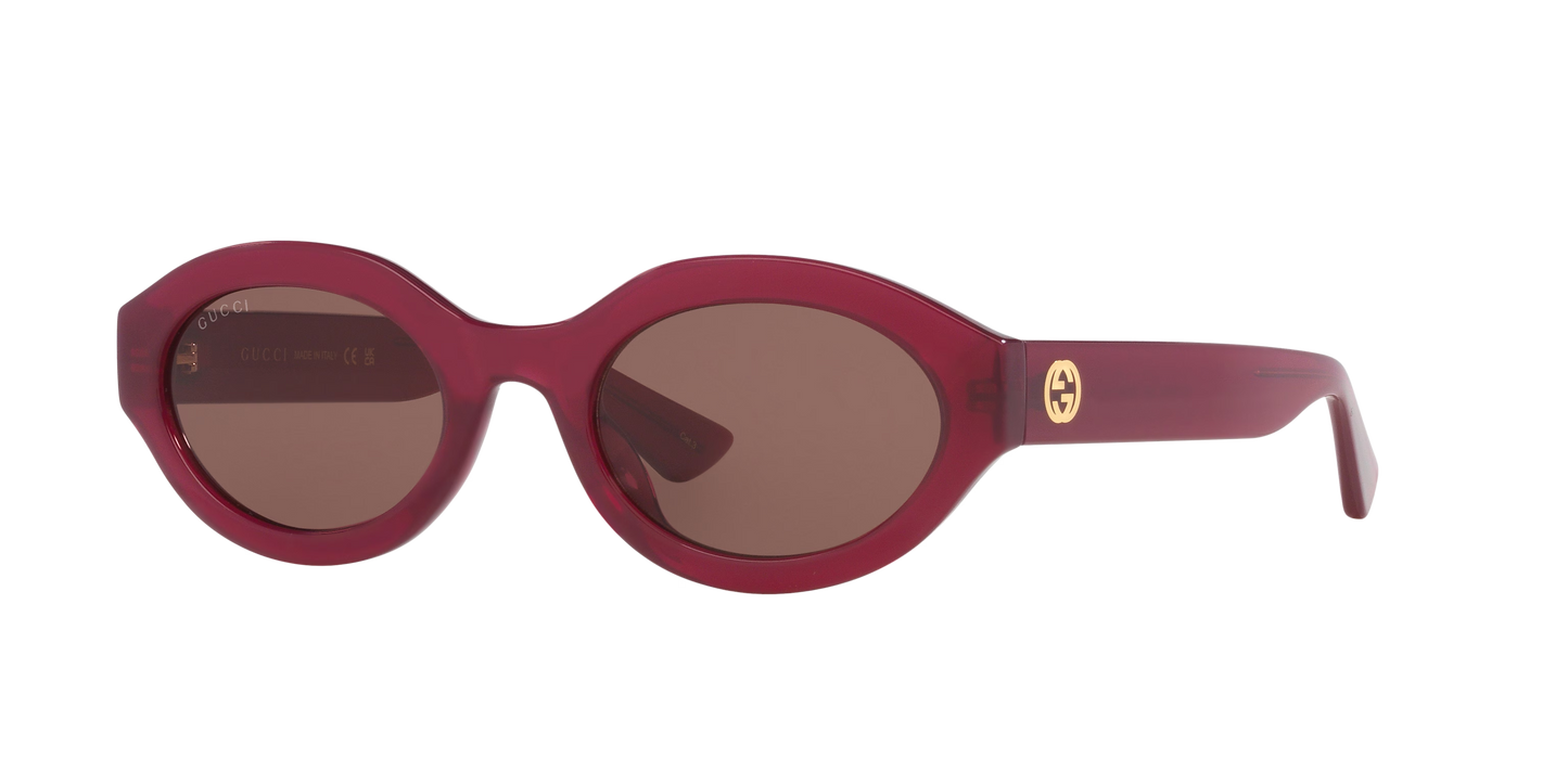 משקפי שמש של גוצ'י ורוד-חום | GUCCI GG1579S Pink-Brown