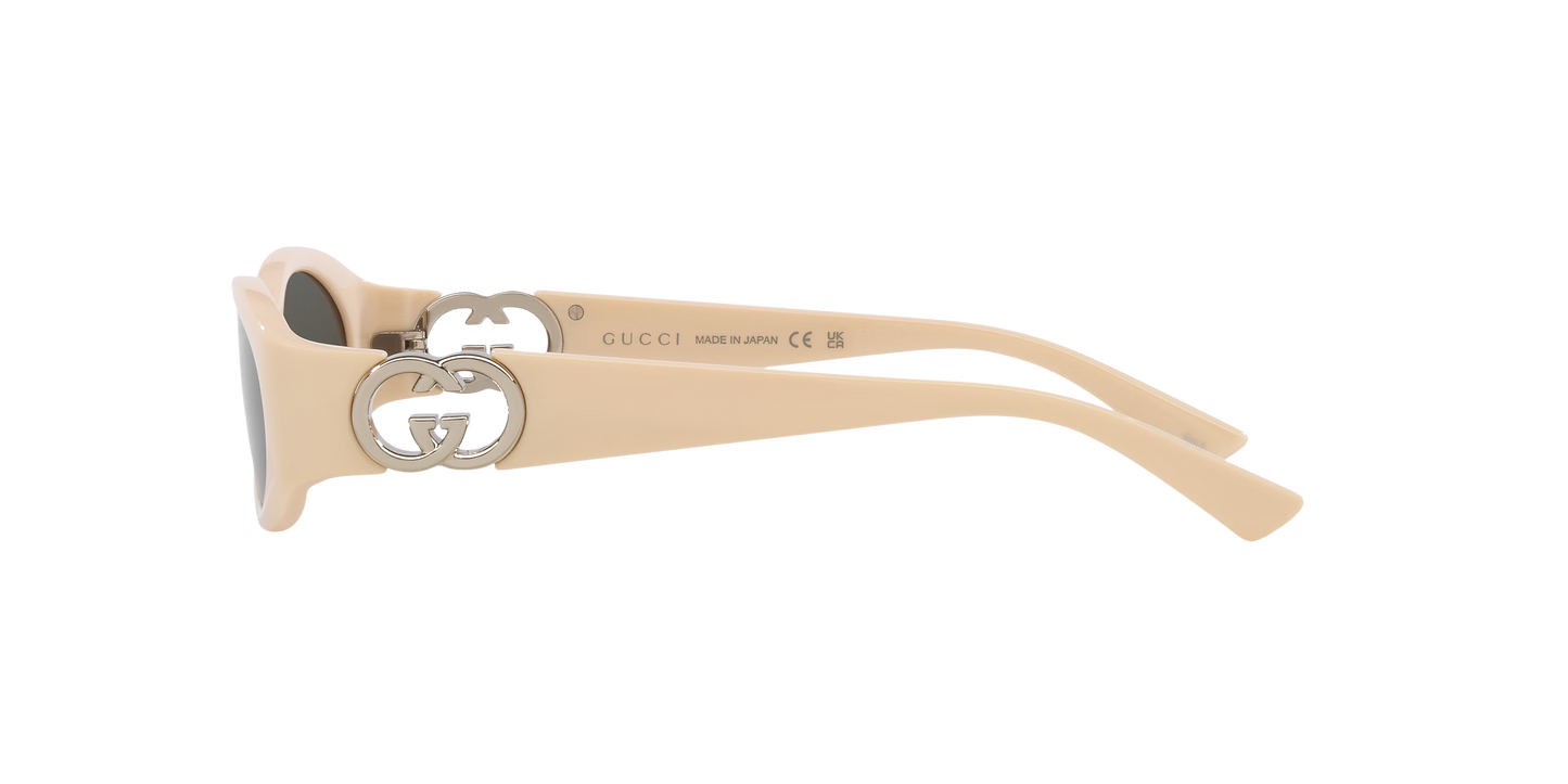 משקפי שמש של גוצ'י בז'-אפור | GUCCI GG1660S Beige-Grey