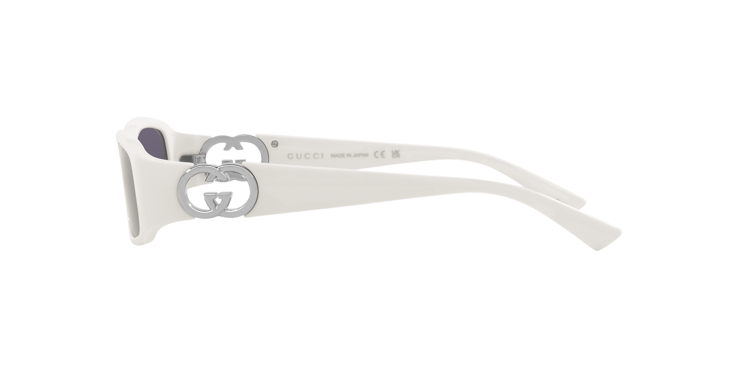 Gucci Sunglasses White-Grey | GUCCI GG1661S White-Grey