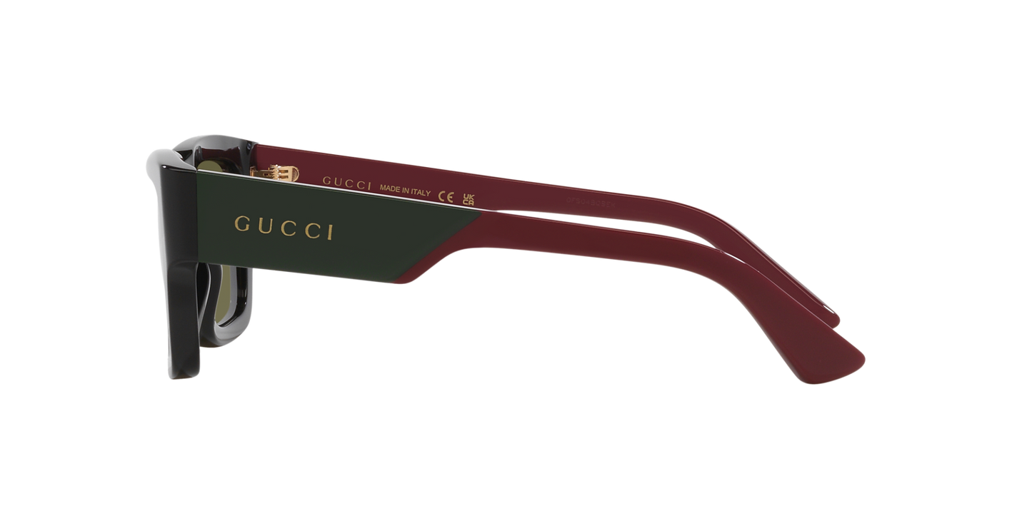 Gucci Sunglasses Black-Green | GUCCI GG1668S Black-Green