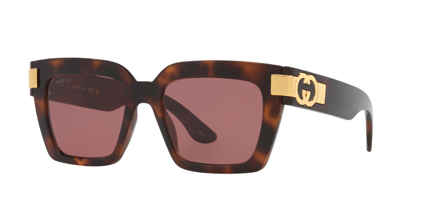 משקפי שמש של גוצ'י צב-סיגלית | GUCCI GG1689S Tortoise-Violet