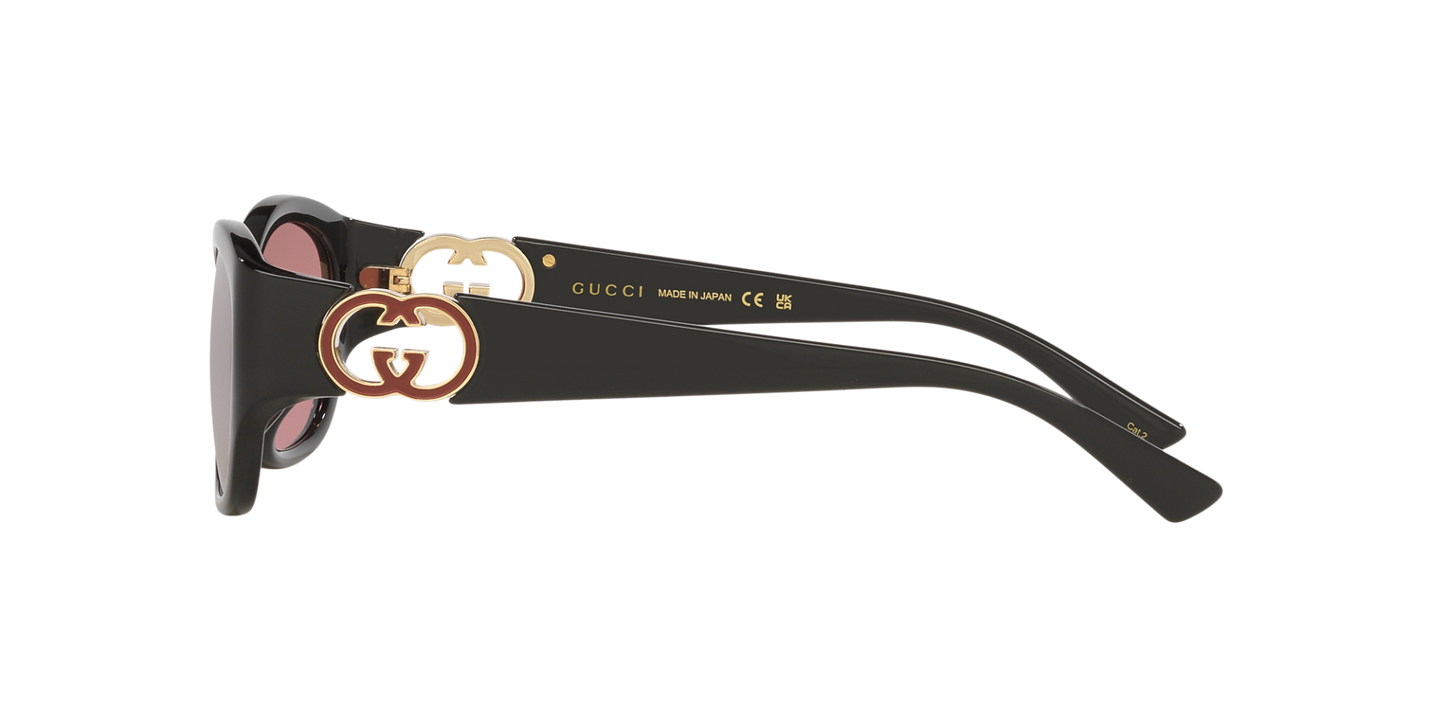 Gucci Sunglasses Black-Red | GUCCI GG1826SK Black-Red