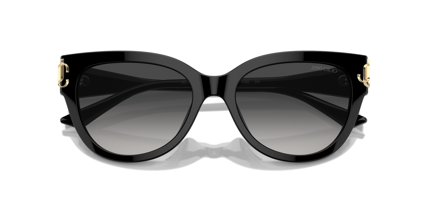 משקפי שמש ג'ימי צ'ו שחור-אפור כהה | JIMMY CHOO JC5018U Black-Dark Grey