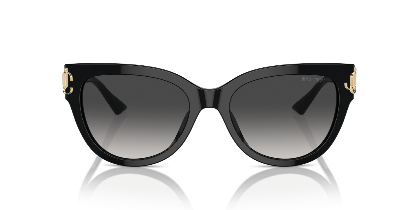 משקפי שמש ג'ימי צ'ו שחור-אפור כהה | JIMMY CHOO JC5018U Black-Dark Grey