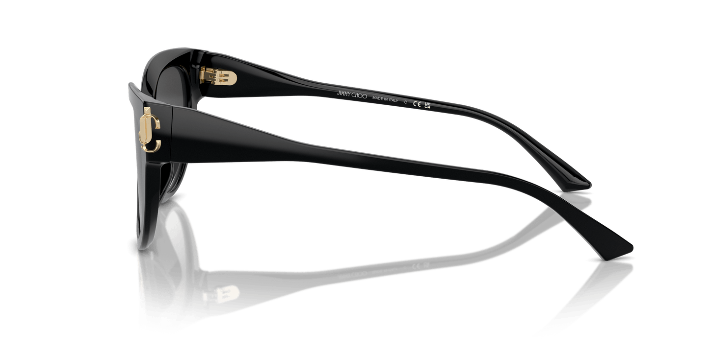 משקפי שמש ג'ימי צ'ו שחור-אפור כהה | JIMMY CHOO JC5018U Black-Dark Grey