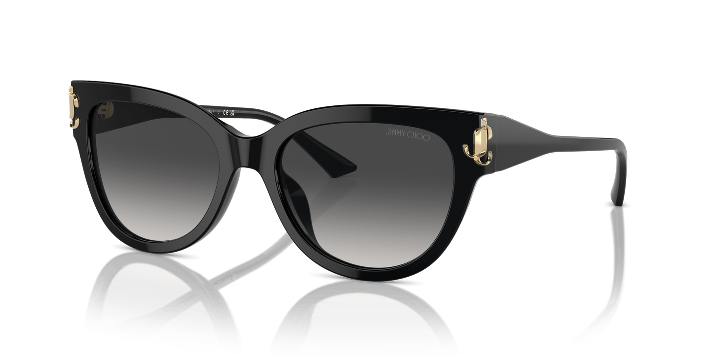 משקפי שמש ג'ימי צ'ו שחור-אפור כהה | JIMMY CHOO JC5018U Black-Dark Grey