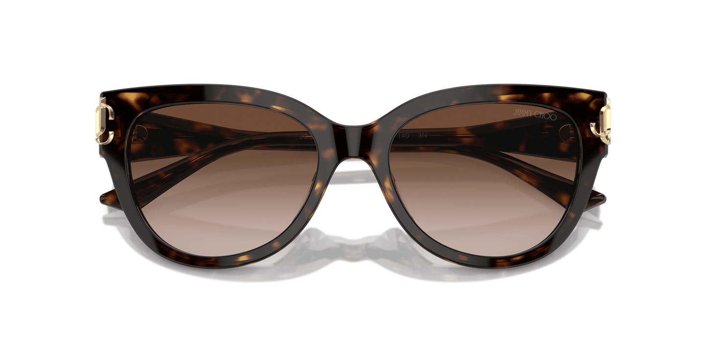 משקפי שמש ג'ימי צ'ו בצבע חום הוואנה | JIMMY CHOO JC5018U Havana-Gradient Brown