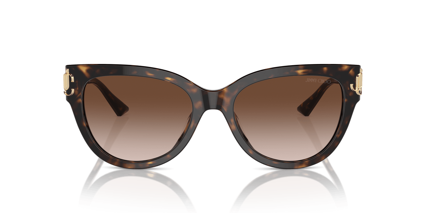 משקפי שמש ג'ימי צ'ו בצבע חום הוואנה | JIMMY CHOO JC5018U Havana-Gradient Brown