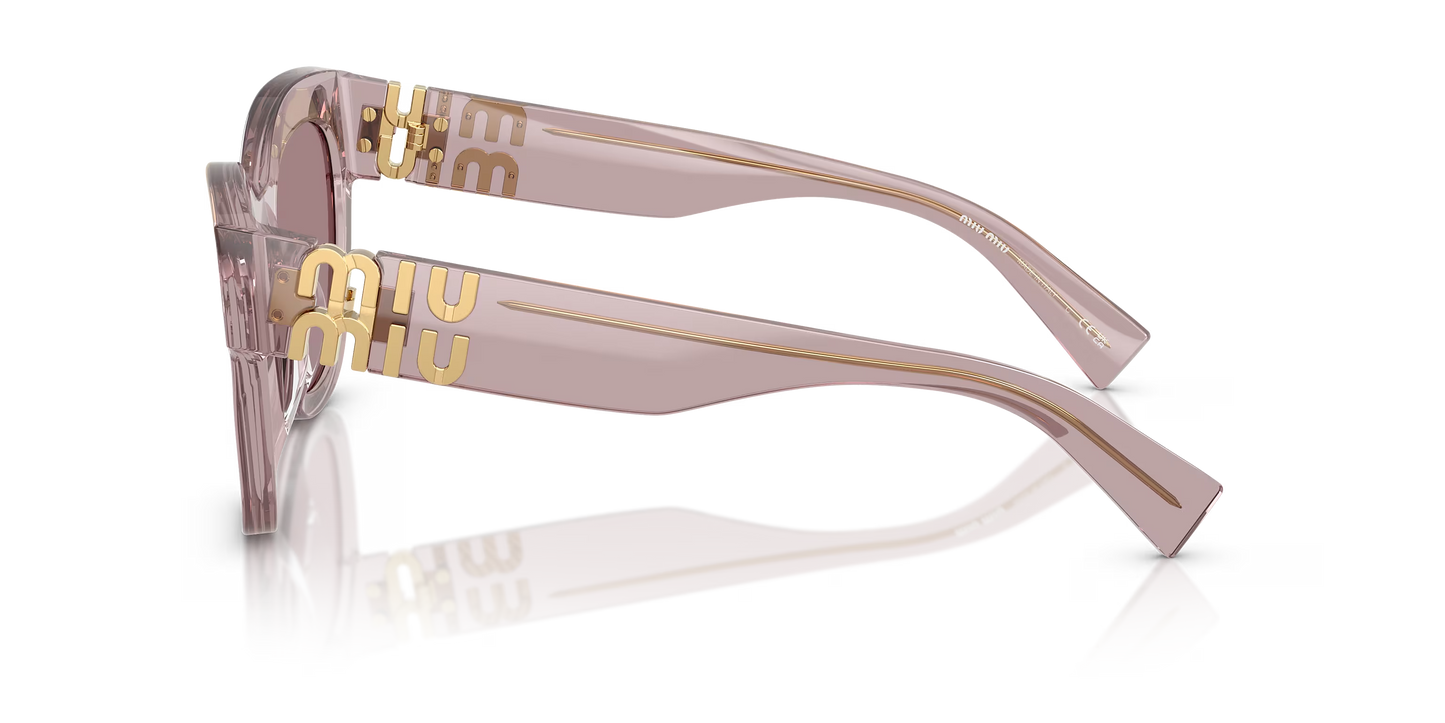 MIU MIU MU 01YS Violet-Violet Sunglasses